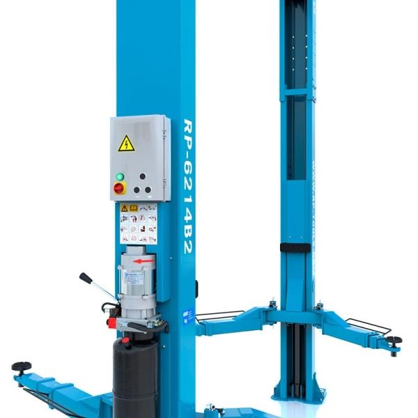 2-Säulen-Hebebühne-Hydraulisch OV 4,0T, 400V, 4m verstellbar RP-R-6214B2-400-400V
